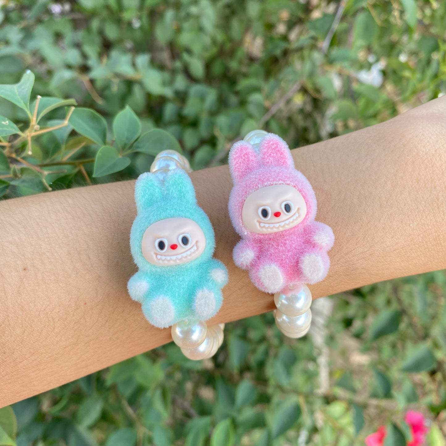 Pulsera Labubu Perlas