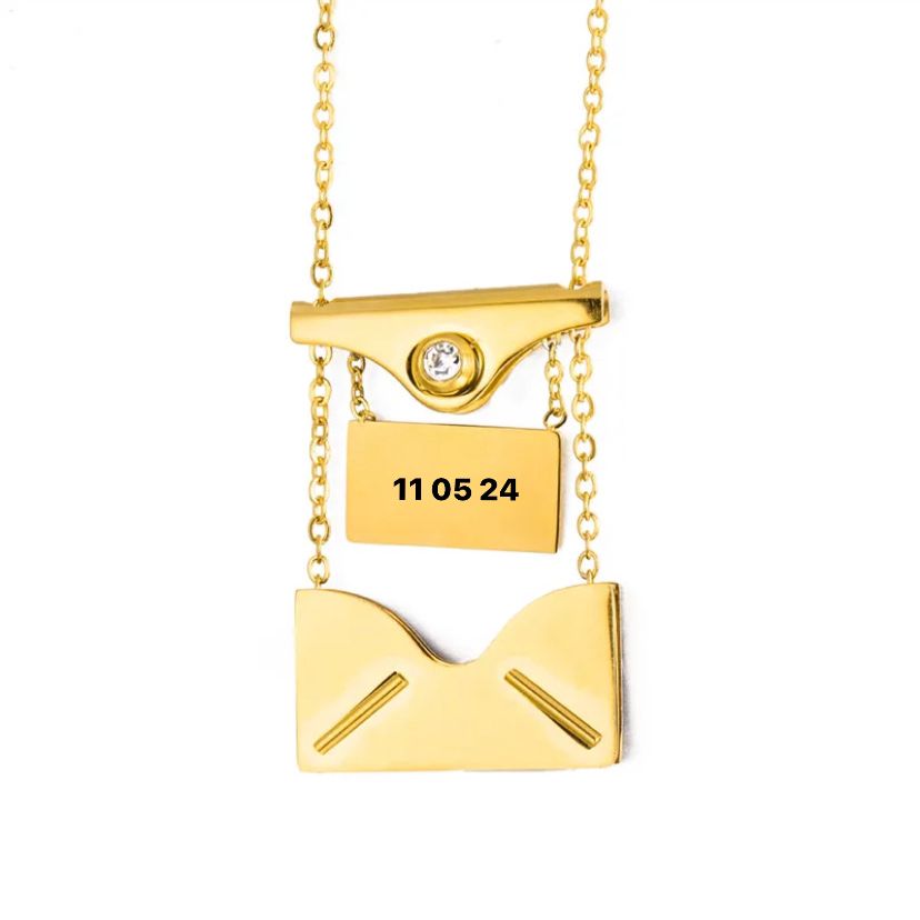 Collar Carta Cristal