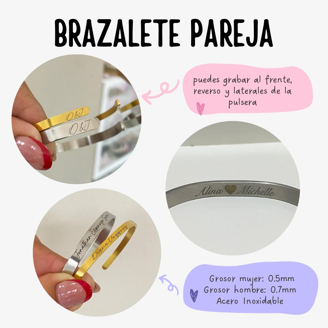 Brazaletes Personalizados para pareja