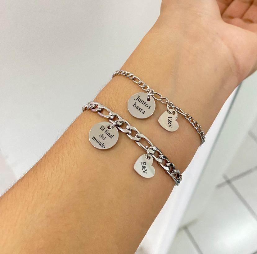 Pulseras Dúo Personalizada