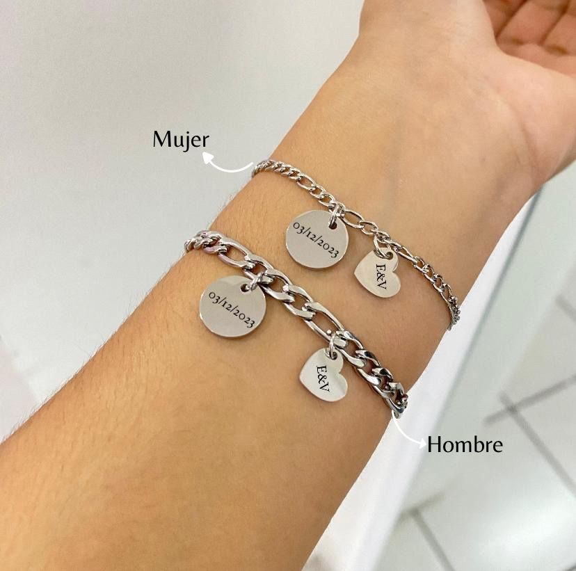 Pulseras Dúo Personalizada