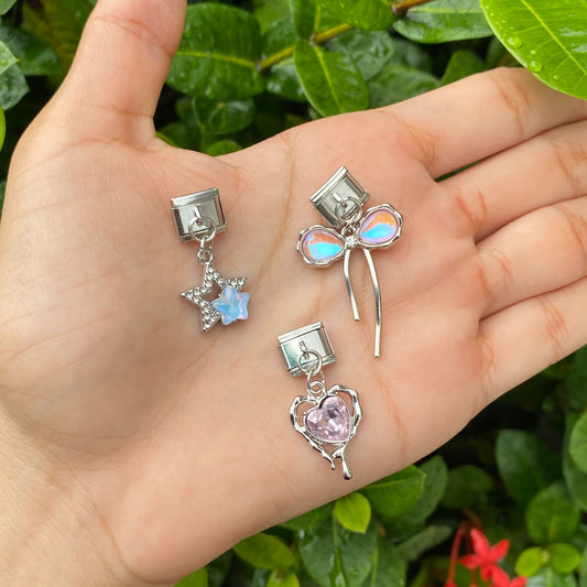 Charm colgante plateado