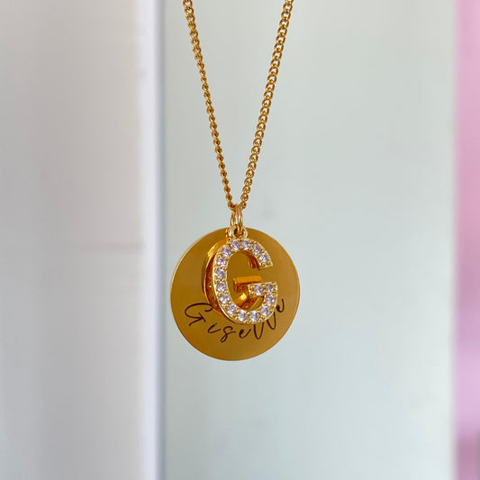 Collar Nombre + Inicial