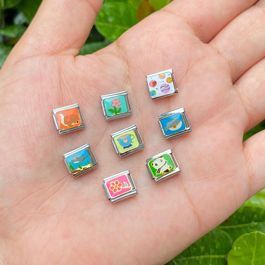Charms Plateados Italiana