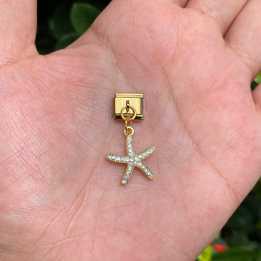 Charm estrella colgante